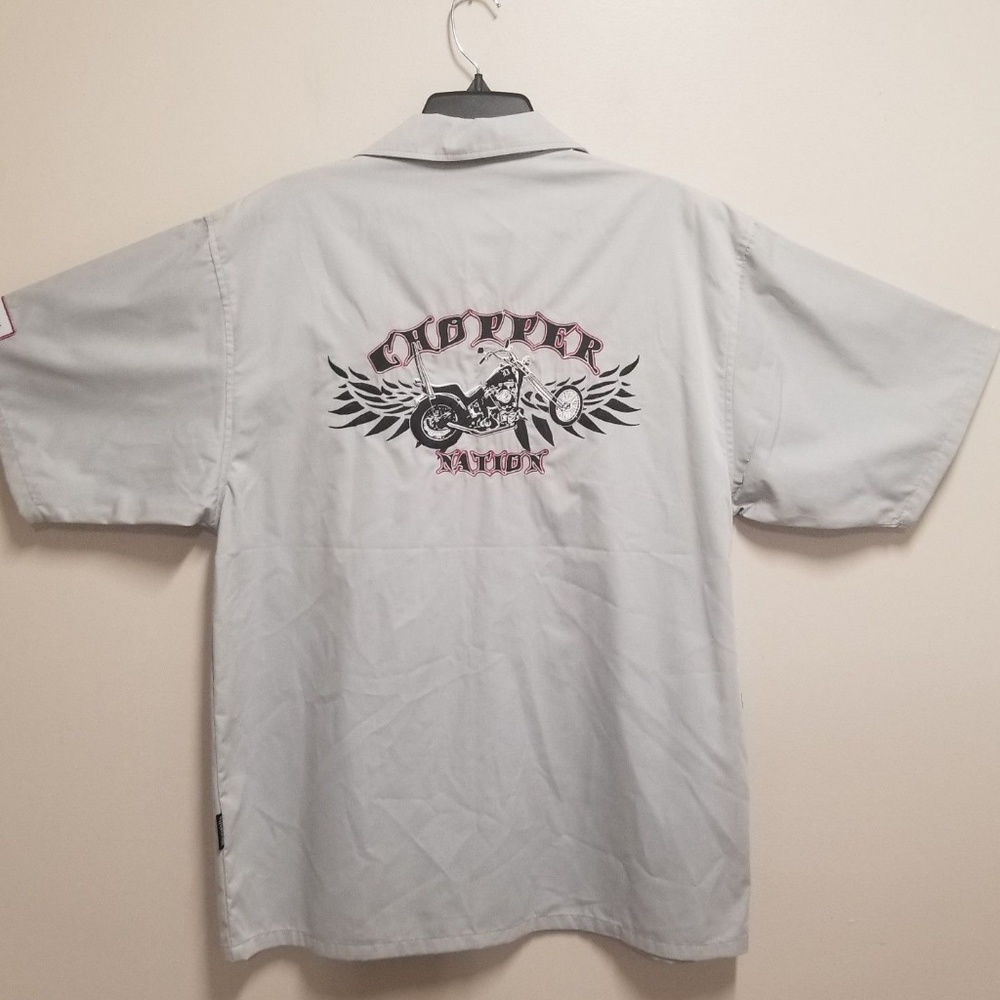 Mens DragonFly Chopper Nation Shirt